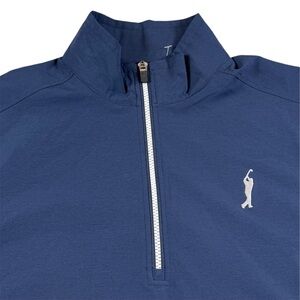 SOLD***Arnold Palmer Golf Quarter Zip Pullover Casual Comfort Navy Blue Men’s